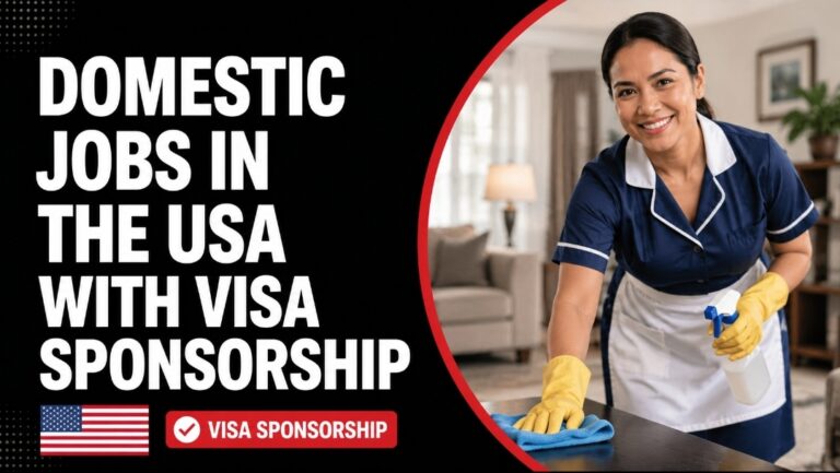 Domestic Jobs In USA With Visa Sponsorship