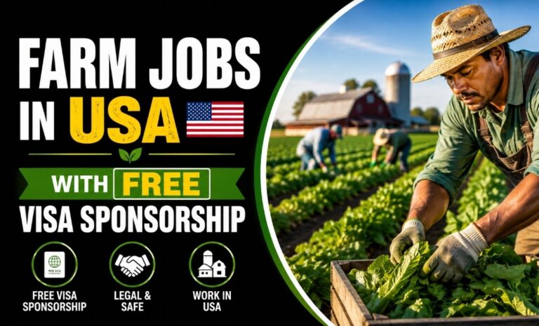 Farm Jobs In USA With Free Visa Sponsorship