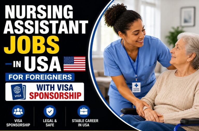 Nursing Assistant Jobs In USA For Foreigners With Visa Sponsorship